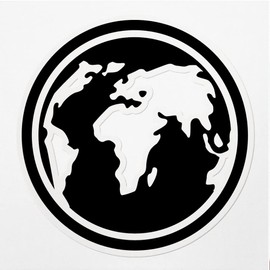 Decal Stickers of Home Earth Premium Indoor (No Waterproof) Vinyl Decal Stickers for Laptop Phone Accessory Helmet Car Window Mug Tuber Cup Door Wall Decoration ANDVER3d26410BL