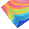 WHJYMX Rainbow Striped Printing Placemats Plate mat 12x18in 6 Pieces