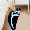 Skull Knife Carpet Horror Scary Scream Bedside Rug Wear Resistant