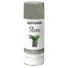 Rust-Oleum 7992830 Stone Creations Spray, 12 oz, Gray Stone
