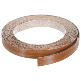 uxcell Edge Banding, 3/4 Inch x 24.61ft Pre-Glued Wood Veneer Edging Iron-on Flexible Edge Banding for Cabinet Repair Furniture Restoration, Birch