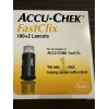 Fastclix Accu Chek FastClix Lancet Blood Glucose Monitoring System 100+2
