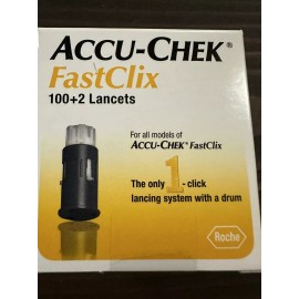 Fastclix Accu Chek FastClix Lancet Blood Glucose Monitoring System  100+2 Lancets 09/2025