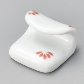 Yamashita Kogei Small Flower (Red) Rolled Paper Chopsticks Rest 308-29-716