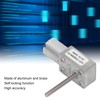 30RPM DC Geared Motor Self Locking Ability Great Adaptation Worm