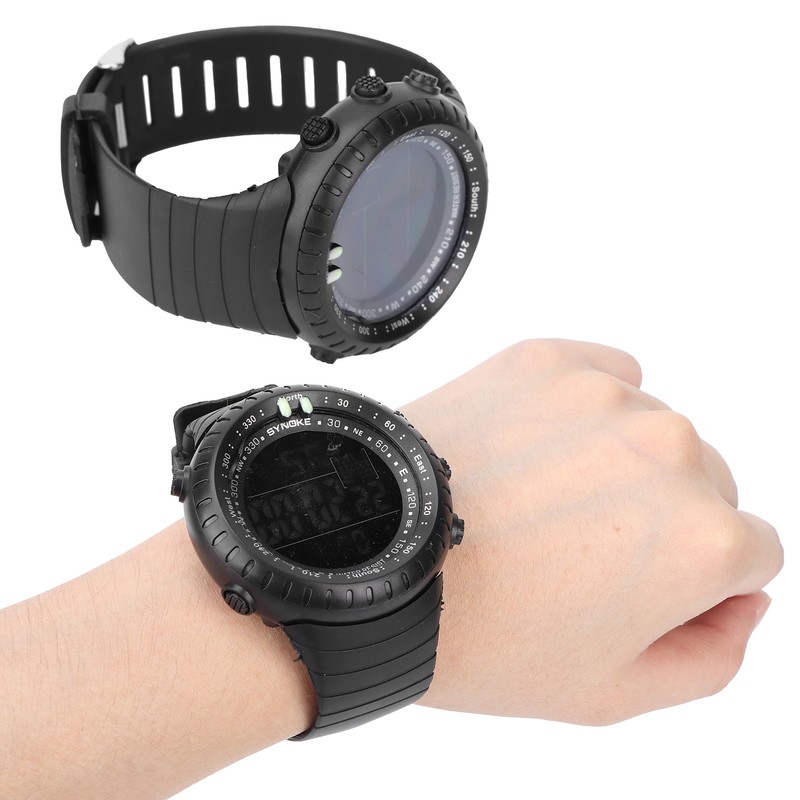 Digital Sports Watch Night Light Waterproof Multiple Functions Electronic Watch