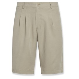 Men's Island Soft Casual Modal Tropical Front Pleated Shorts (US, Numeric, 44, Regular, Regular, Stone)