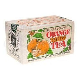 The Metropolitan Tea Company 62WD-618B-050 Orange Spice 25 Teabags in Wood Box