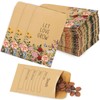 FYSUIMU 200Pcs Wildflower Seed Packets Let Love Grow Self-Adhesive Kraft
