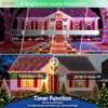 34 Colors Changing Net Lights Outdoor Solar & USB Powered,