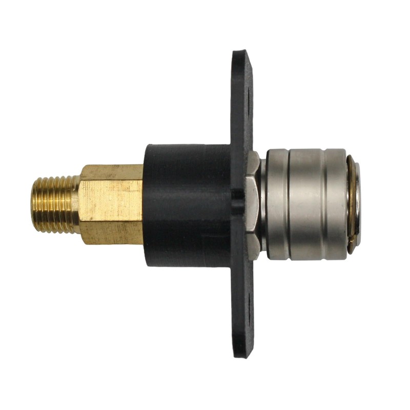 Flush Mount Air Fitting Straight 1/4'' BSP male compressor tyre
