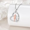 HOPEEZZ Sister Necklace for Women Sterling Silver Sister Necklace Friendship
