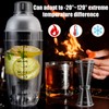 8 Pcs Plastic Cocktail Shaker Set 6 Pcs 24 oz