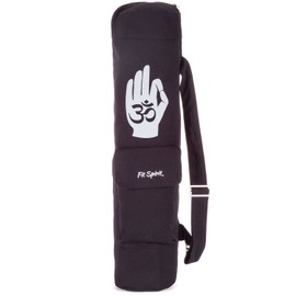 FIT SPIRIT Exercise Yoga Mat Gym Bag with 2 Cargo Pockets