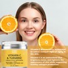 Face Cream with Vitamin C and Turmeric - Deep Hydration,