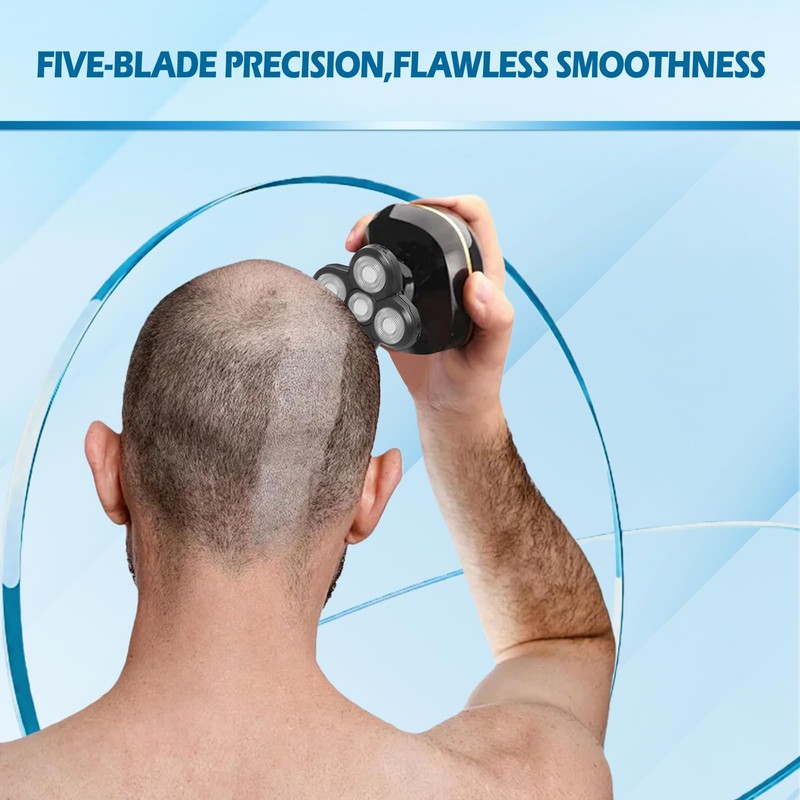 5 Pack Replacement Blades for Freebird Head Shaver | 5-Blade