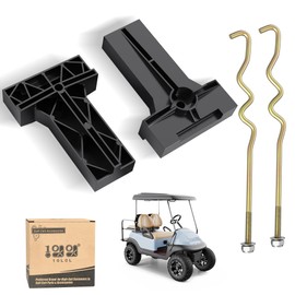 10L0L Golf Cart Battery Hold Down Rod and Plate for Club Car Precedent 2008.5-up Golf Cart, includes Hold Down Rods, OEM# 103374801 103357701