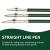 Verazquy 3Pcs Masking Fluid Pen Set, Adjustable Ruling Pen for