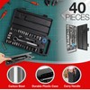 Navoys 40 Piece Socket Wrench Set with 7” Reversible Ratchet