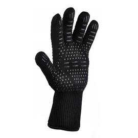Tiardey Barbecue Gloves Oven Gloves Heat Resistant Fireproof Gloves 500°C Heat Resistant for Cooking Barbecue Baking Welding Welding