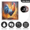 Nander Retro Rooster Dishwasher Magnet Cover 23x26in,Reuseable Refrigerator Magnet Cover