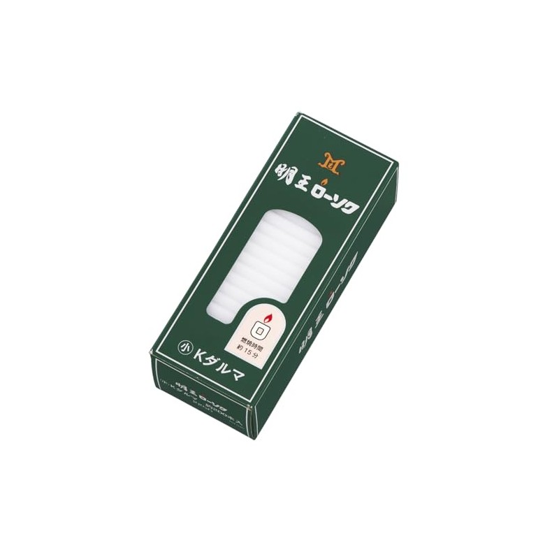 マルエス 明王ローソク Kダルマ 225g