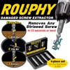 ROUPHY Damaged/Stripped Screw Extractor Set, Broken Bolt Remover, Made from