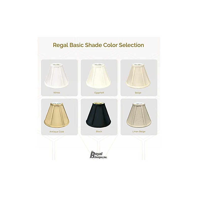 Royal Designs, Inc. BS-707U-12AGL Deep Empire Basic Lamp Shade with
