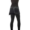 PUREWONDER Cacheur sk22 Women's Lace Wrap Skirt Kidney Warmer, Black
