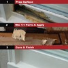 PC Products Wood Repair Epoxy Paste and Wood Hardener Kit,