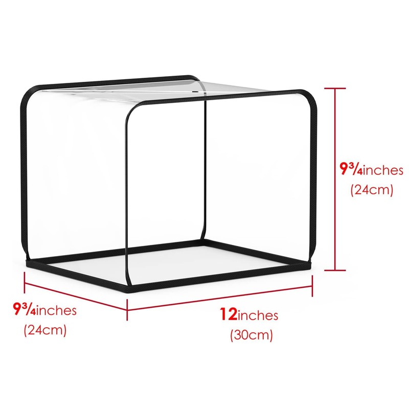 Kingshion Toaster Dust Cover for Most 2-slice Toasters, Dustproof Clear