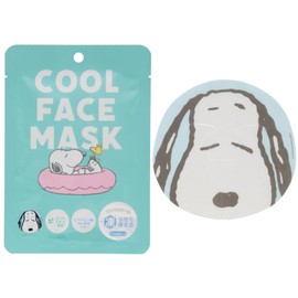 Shobido SN32997 Snoopy Cool Series Cool Face Mask (Green)