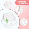 YREYBN White Cross Body Bags for Women, Small White Handbag