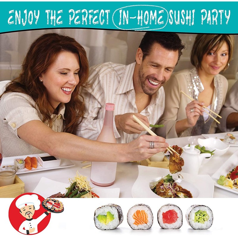 SmileTools Sushi Making Kit, 22pcs Roller Maker for Beginners With