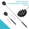 Manita Rascadora Espalda Acero Inoxidable,Rascador de Espalda Telescpica Porttil,Back Scratcher