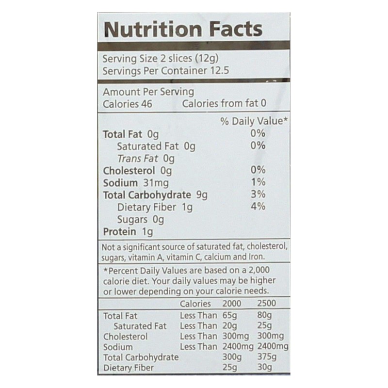 Real Foods Organic Corn Thins - Case of 6 -