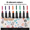 ABEIER Whiteboard Marker, Sponge Whiteboard Pens, Board Marker with Sponge