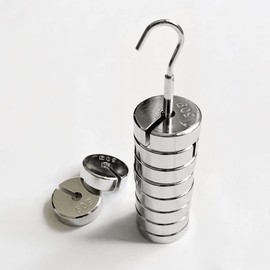 Slotted Weight Set,9 Weights with Hanger Totaling 500g Use in Labs