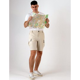 Dababell Men's Cargo Shorts, Quick-Dry Hiking Outdoor Shorts with 5 Pockets Stretch Beige 4XL