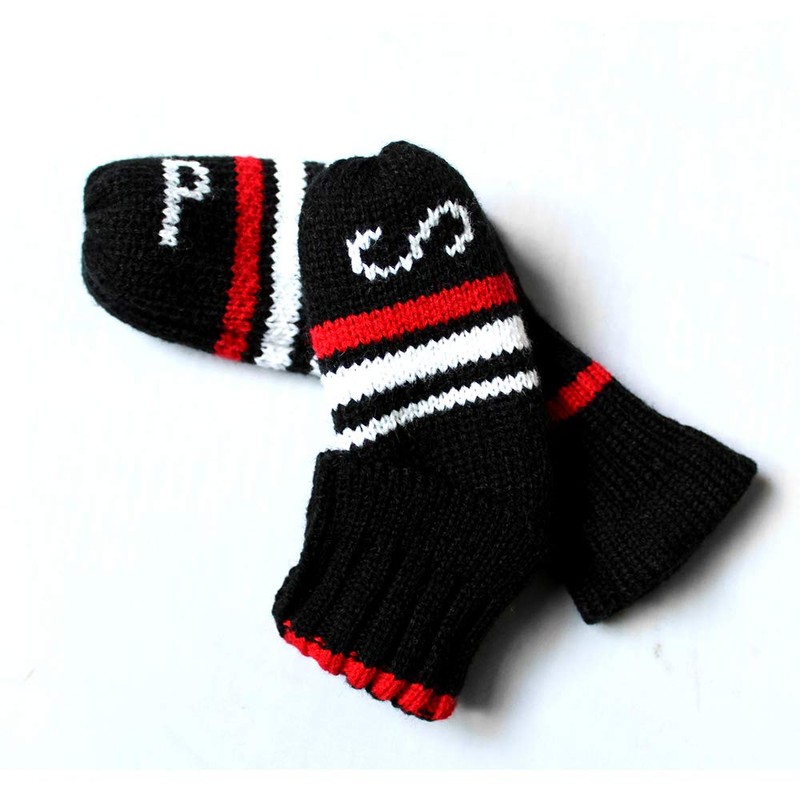 10 Pcs Golf Iron Covers Cuteness Knitted Socks Shape Washable