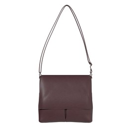 KMISSO 30607 Women's Vegan Leather Shoulder Bag, Coffee Purple