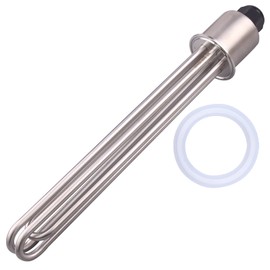 DERNORD 2 Inch Tri-Clamp 240V Water Heating Element Immersion U Type Electrical Brewing Boiler Heater (240V 9000W)