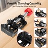 ArtyMaster Mini Drill Press Vise with Rubber Soft Jaws, 0-2.48"