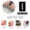 MISUD Press on Nails - Medium Stiletto Glue on Nails