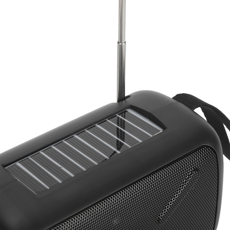 Portable Solar FM Radio Support USB Memory Card AUX Input