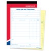Ocean Pads Daily Job and Time Sheet Book Duplicate A5