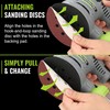 WORKPRO 5-Inch Random Orbit Sander, 6 Variable Speeds 7000 to