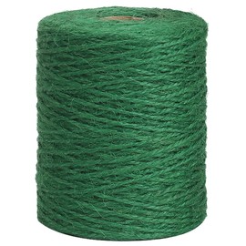 Vivifying Vivifying Garden Twine, 656 Feet 2mm Green Plant Ties, Strong Jute Twine String for Climbing Plants, Tomatoes, Floristry, Crafts