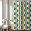 Lush Decor Mid Century Geo Shower Curtain, 72" x 72",