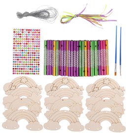 Operitacx 1 Set Wind Chimes Wooden Craft Sets for Advent Gifts Christmas Home Decor Wooden Pendant Spiral Solar Wind Chimes Unfinished Wind Chimes